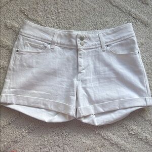 HUDSON Women's White Denim Shorts